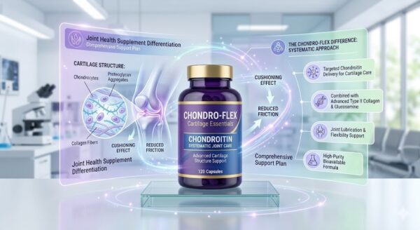 コンドロイチン配合で軟骨ケアに成功：関節サプリメント市場での差別化事例 | 天丸製薬
