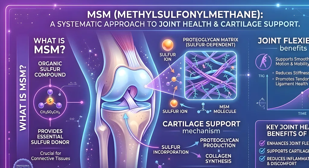 MSM配合で関節の柔軟性サポートに成功：差別化された関節ケアサプリメント事例