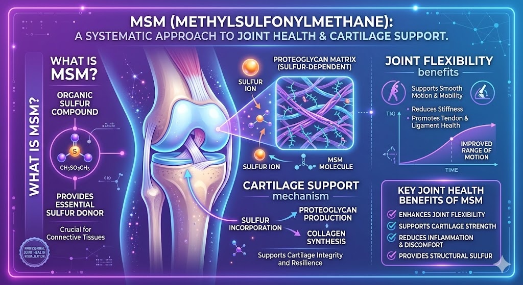 MSM配合で関節の柔軟性サポートに成功：差別化された関節ケアサプリメント事例