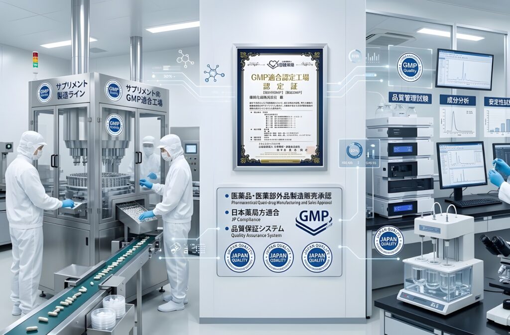 GMPとは？健康食品製造の品質管理基準を解説【2025年版】完全ガイド