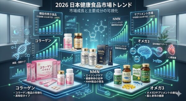 2026年健康食品市場トレンド｜注目の成分と製品タイプ | 天丸製薬