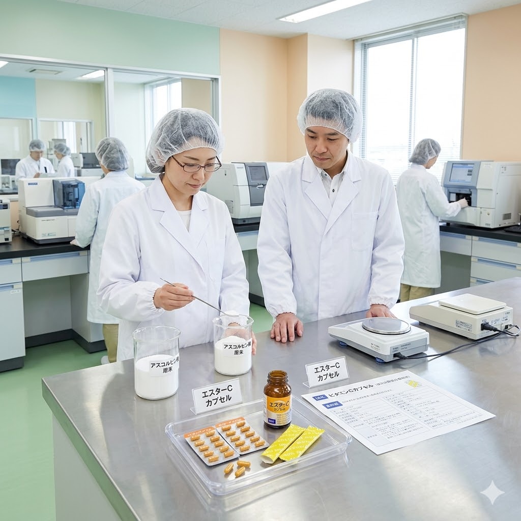 ビタミンCの種類と選び方｜アスコルビン酸とエステルCの違い【エビデンスあり】効果・副作用・配合量を徹底解説