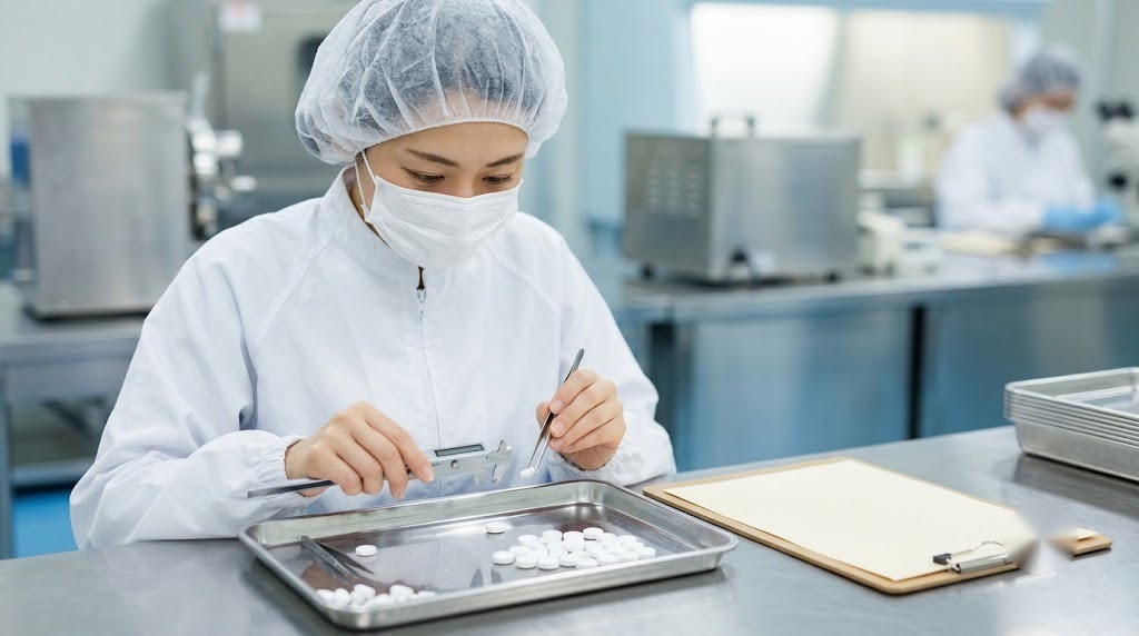 製品の外観・重量検査